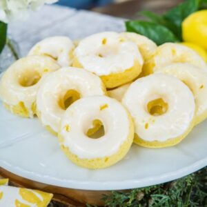 Old Fashioned Lemon Pound Cake Donuts