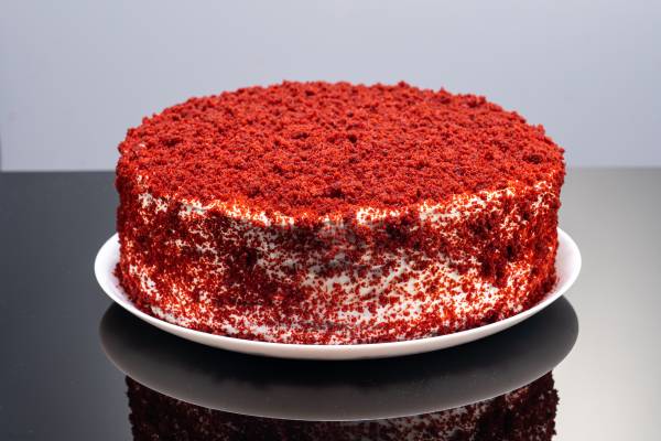 Red Velvet Crumb Cake
