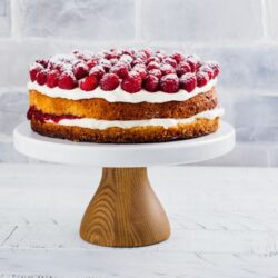 Bisquick Raspberry Cloud Cake