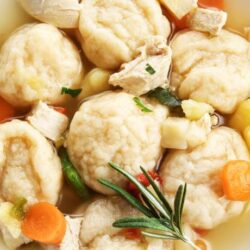 Chicken and Dumplings with Bisquick and Carrots